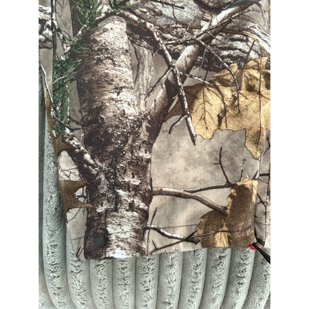 Realtree Xtra Men’s Camo Scent Control Pants Cargo Zip Pockets Size M - Picture 5 of 12
